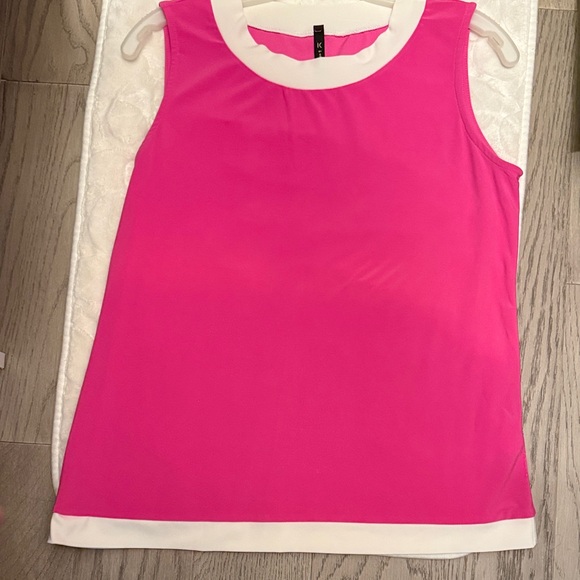 IC Pink and White Fashion Top Small - Picture 4 of 4